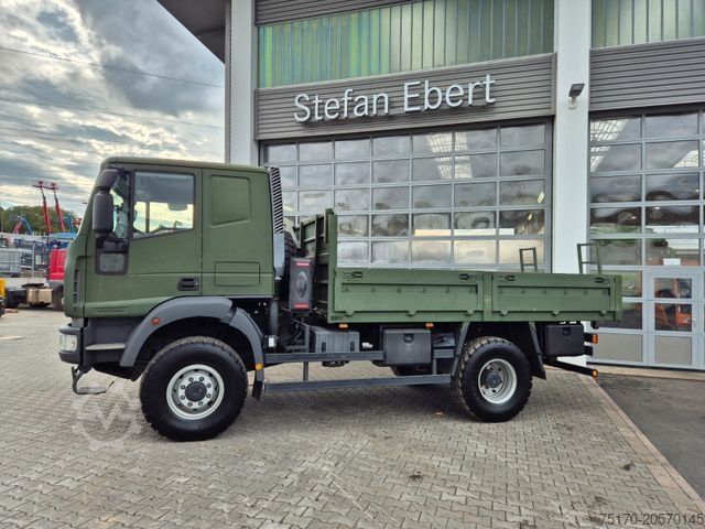 LKW mit Pritsche (offen) IVECO Eurocargo ML100E22WM-BW 4x4 Pritsche L-Haus Bett