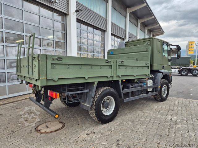LKW mit Pritsche (offen) IVECO Eurocargo ML100E22WM-BW 4x4 Pritsche L-Haus Bett