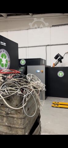 Kabelgranulieranlage Kabelrecycling Granulat Kupfer Josan S300