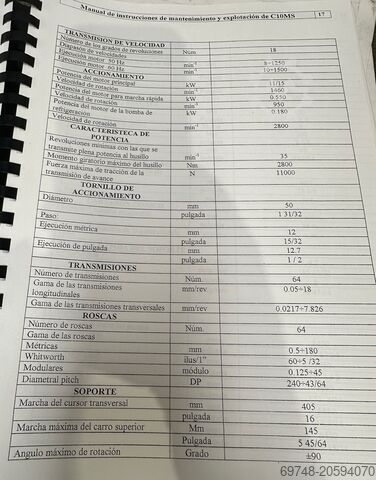 Tokarka centralna ZMM C10 MSH