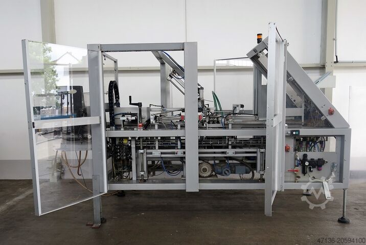 Kartondoboz kihajtogató gép Cermex F38740