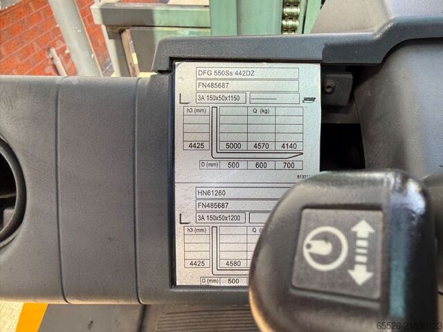 Stivuitoare diesel Jungheinrich DFG 550 S / Top Zustand / 3324 Std.