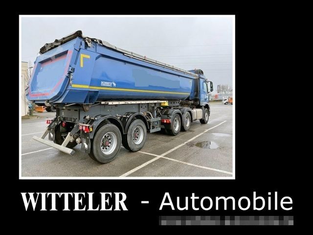 Semiremorcă basculantă SCHMITZ CARGOBULL SCB S2 Stahl-Kippmulde el. Plane+Lift+Luft