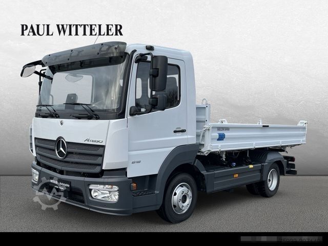Autoutilitară basculantă trilaterală MERCEDES-BENZ Atego 818 K 4x2 3-S.-Kipper+Klima+2xAHK+2600 km!
