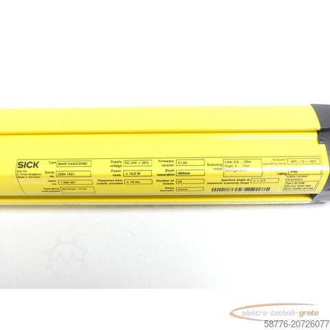 Sick component Sick M40E-034023RB0 M 4000 advanced Id. 1 200 067 SN:22041531 - ! -