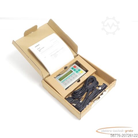 Componente Siemens Siemens 6AV3503-1DB10 Operator Panel OP3 SN:MO309166 - ! -