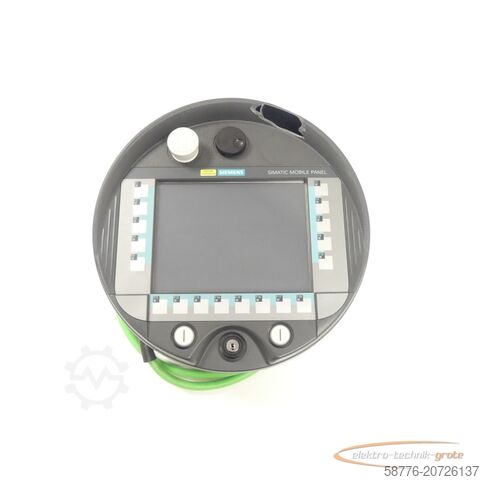 Componente Siemens Siemens 6AV6645-0CC01-0AX0 MOBILE PANEL 277 SN:16443555 + 6XV1440-4BH50