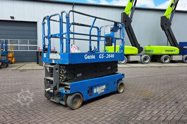 Scherenhebebühne Genie GS2646 Electric, Working Height 9.80m, Capacity 45