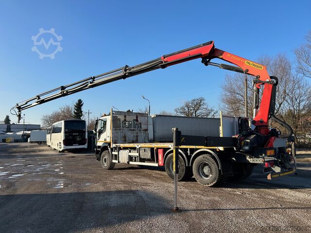 Düz kasa kamyon Iveco X-WAY 360 6X4/PALFINGER PK.22002 + FUNK