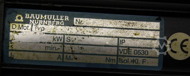 Stejnosměrný převodový motor Baumüller Nord Getriebe DSG 70-M