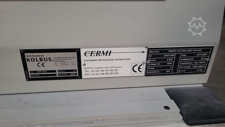 Paper cutting machine Kolbus/Cermi XCR 650