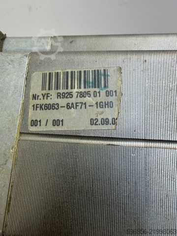 Siemens 1FK6063-6AF71-1GH0 5,4Nm 3000tr/min Encodeur A-32 Siemens 1FK6063-6AF71-1GH0 5,4Nm 3000rpm Encoder A-32 Siemens 1FK6063-6AF71-1GH0 5,4Nm 3000rpm Encoder A-32