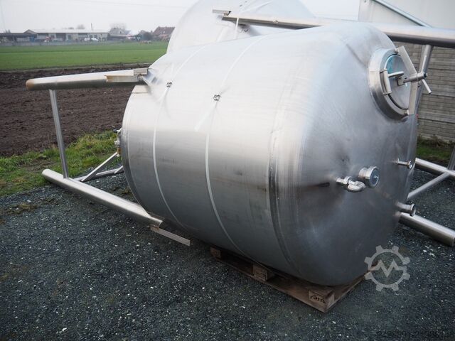 Vertikal processbehållare LEUSHUIS 5000L