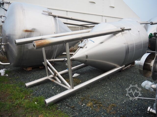 Vertikal processbehållare LEUSHUIS 5000L