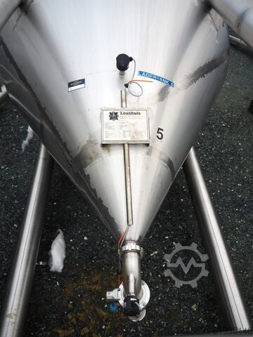 Vertikal processbehållare LEUSHUIS 5000L
