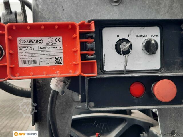 Semi-remorque benne CARNEHL Alu-Kipper 31 cbm e-Schiebeverdeck Lift Alu