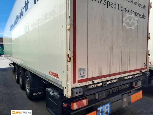 Koffer oplegger KÖGEL Koffer Doppelstock Liftachse VDI 2700 EN 12642XL