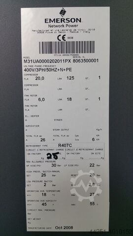 Koelmachine Liebert Emerson M31UA 31KW