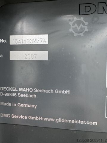 Vertical machining center Deckel Maho DMC 835V
