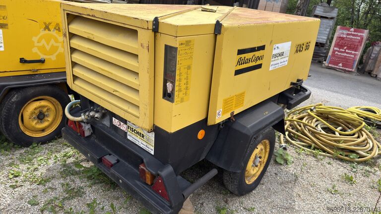 Compresseur à vis Atlas Copco XAS 66 PD