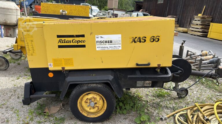 Compresseur à vis Atlas Copco XAS 66 PD