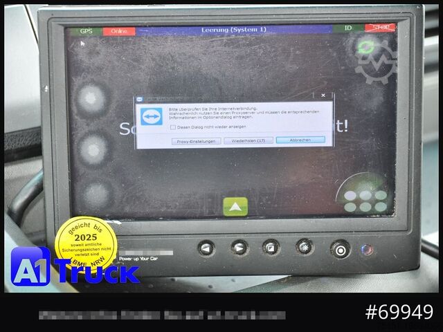 Vuilniswagen MAN TGS 26.320, Faun 533 Frontlader, Überkopflader Müllwagen,