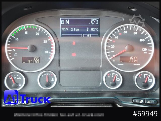 Vuilniswagen MAN TGS 26.320, Faun 533 Frontlader, Überkopflader Müllwagen,