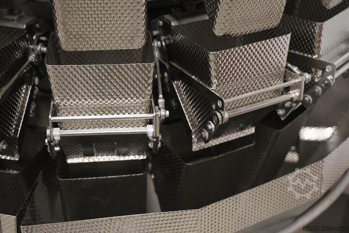 Multiweigh 16 têtes (3-mix) de 2015, peseuse associative équipée de godets mémoire Multiweigh 16 heads (3-mix) multihead with memory buckets