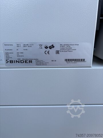 Κλιματικός θάλαμος Binder MK 56 Binder MK 56