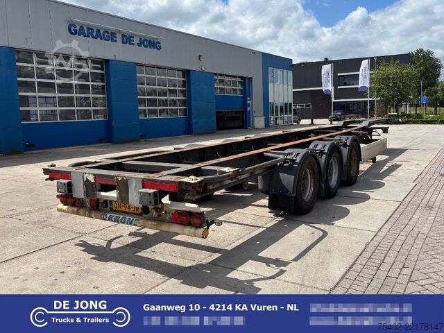 Container transport Krone SD 45 FT / Container Chassis / BPW + Drum