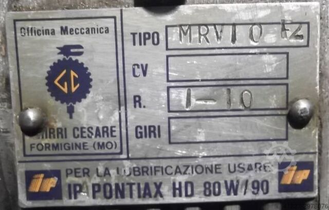 Převodový motor 0,25 kW 137 ot / min Motovario MRVI0FZ