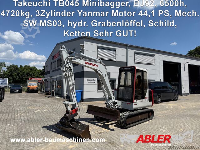 Minikotró Takeuchi TB045 Minibagger SW MS03