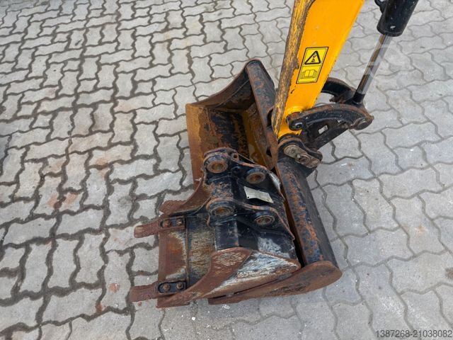 Minigraafmachine JCB 16C-1 /2022 BJ/ 969 H / verbr. Laufwerk/2xLöffel
