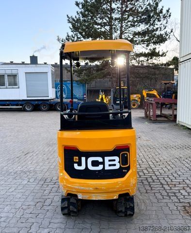 Minigraafmachine JCB 16C-1 /2022 BJ/ 852 H / verbr. Laufwerk/2xLöffel