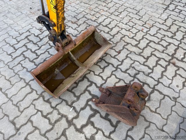 Minigraafmachine JCB 16C-1 /2022 BJ/ 852 H / verbr. Laufwerk/2xLöffel