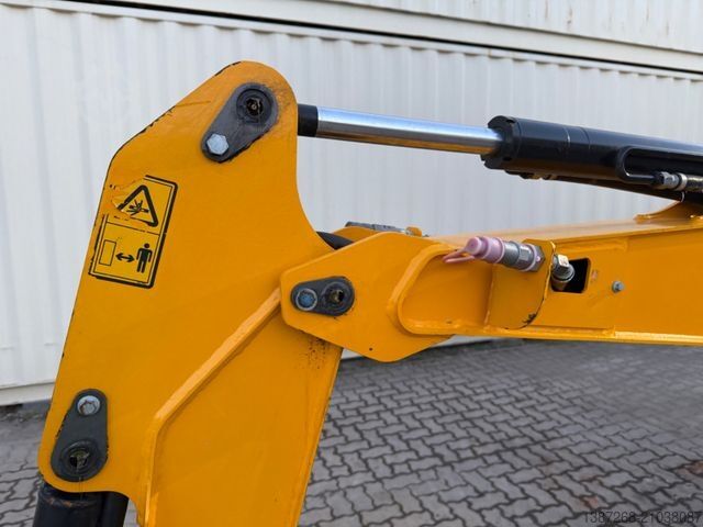 Minigraafmachine JCB 16C-1 /2022 BJ/ 852 H / verbr. Laufwerk/2xLöffel