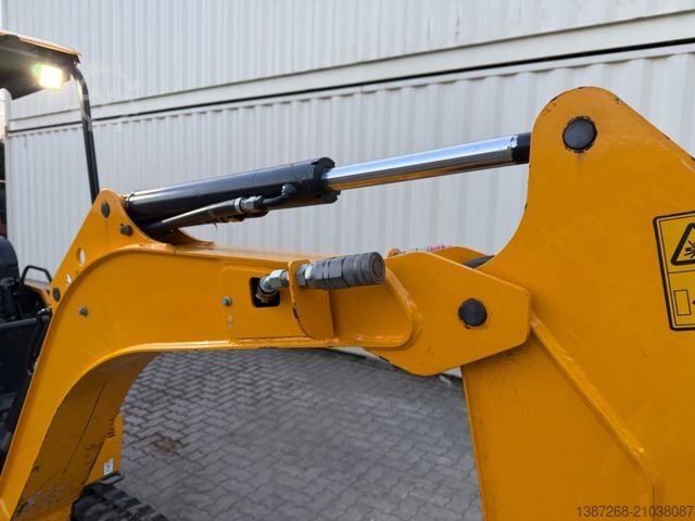 Minigraafmachine JCB 16C-1 /2022 BJ/ 852 H / verbr. Laufwerk/2xLöffel