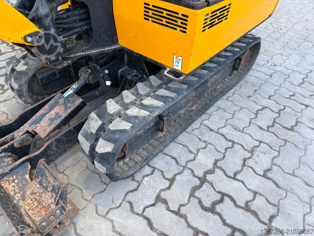 Minigraafmachine JCB 16C-1 /2022 BJ/ 852 H / verbr. Laufwerk/2xLöffel