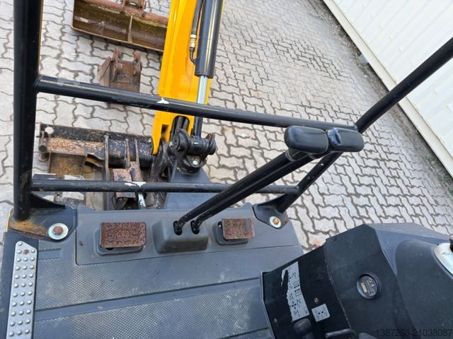 Minigraafmachine JCB 16C-1 /2022 BJ/ 852 H / verbr. Laufwerk/2xLöffel
