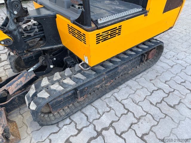 Minigraafmachine JCB 16C-1 /2022 BJ/ 852 H / verbr. Laufwerk/2xLöffel