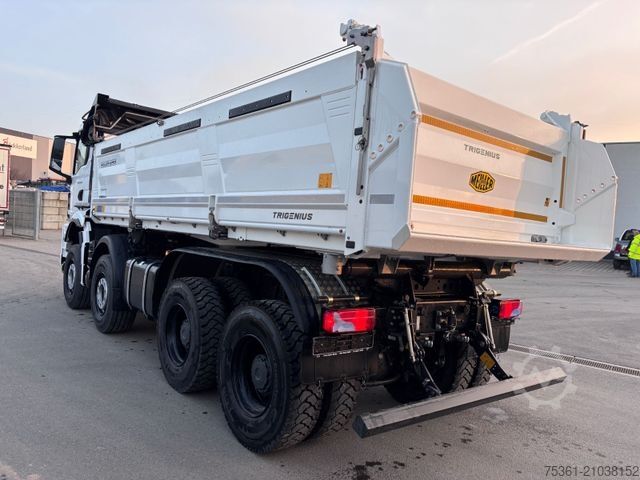 Camion-benne tricar MAN TGS 35.540 MEILLER-Bordmatik + el. Plane Navi