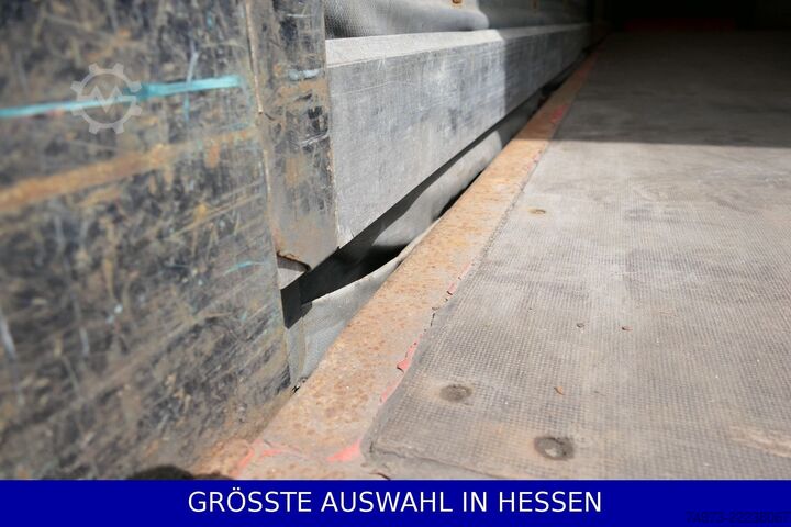 Open oplegger met zeil KRONE Liftachse Palettenkasten BPW Hubdach