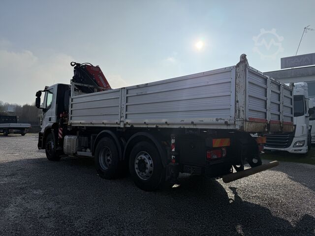 Kiepwagen Iveco Stralis 260SY46 Kipper + Kran FASSI F195