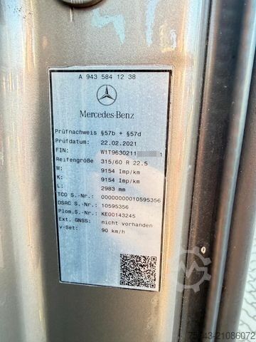 Kreaturvogn MERCEDES-BENZ Actros 2651 AKX  Pop-Out,  6 Pferde