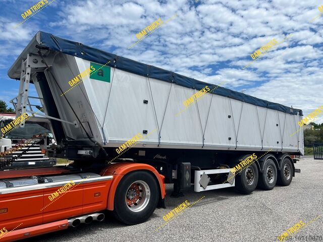 ανατρεπόμενο ημιρυμουλκούμενο Menci SA850R ALU-Muldenkipper 36cbm mit Plane