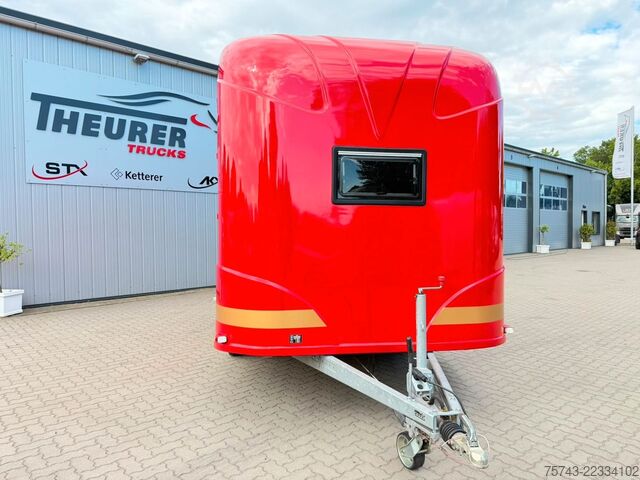 Rimorchio per trasporto cavalli  ANKA  3 Pferd3,5t  Pferdeanh. Wohn. Dusche