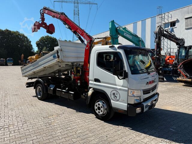 Furgone ribaltabile a tre lati FUSO Canter 7C18 3.S.Ki.+Kran