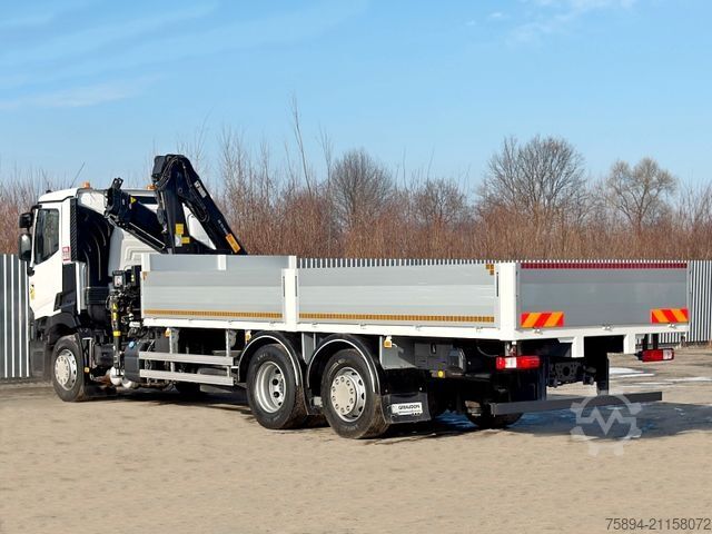 Jeřáb na nákladním automobilu RENAULT T 380 * HIAB 111 B - 2 HIDUO + FUNK / 6x2!
