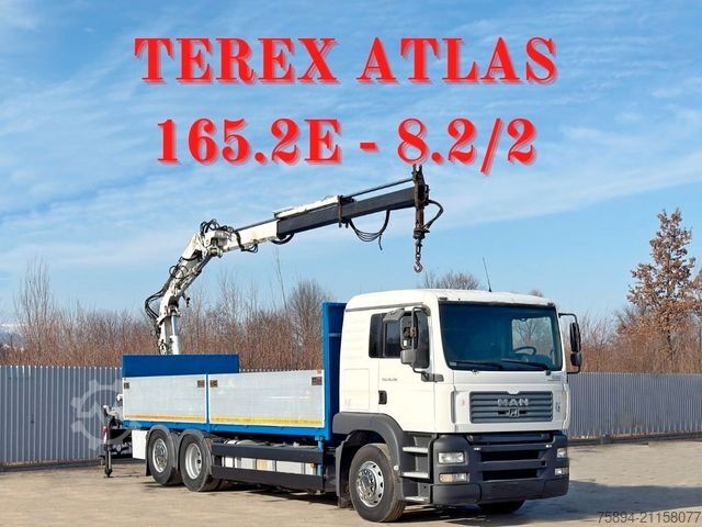 Jeřáb na nákladním automobilu MAN TGA 26.390 * TEREX ATLAS 165.2E - 8.2/2 + FUNK