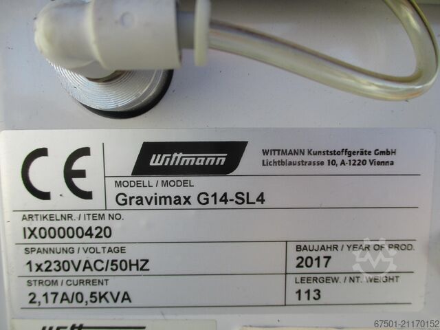 Keverő WITTMANN GRAVIMAX G14 SL 4 (3402)